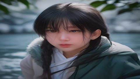 两个人坐在咖啡馆窗边，温暖的光线投在桌面上，彼此专注地交流，画面传达出爱情中真实陪伴的温度